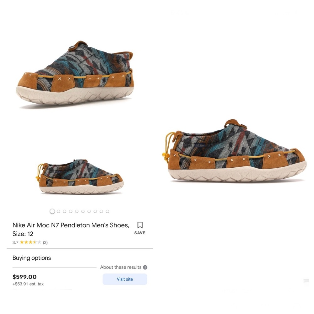 Special Edition Nike Air Moc N7 Pendleton